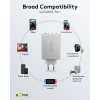 100 W USB-C PD GaN -moniporttipikalaturi, valkoinen