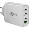 100 W USB-C PD GaN -moniporttipikalaturi, valkoinen