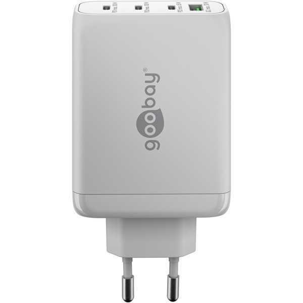 100 W USB-C PD GaN -moniporttipikalaturi, valkoinen
