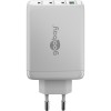 100 W USB-C PD GaN -moniporttipikalaturi, valkoinen