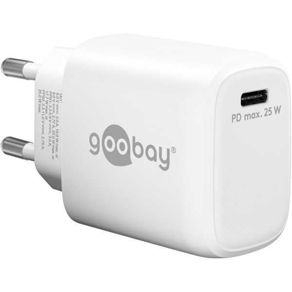 25 W USB-C PD GaN -pikalaturi, valkoinen