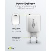 25 W USB-C PD GaN -pikalaturi, valkoinen