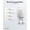 25 W USB-C PD GaN -pikalaturi, valkoinen