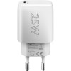 25 W USB-C PD GaN -pikalaturi, valkoinen
