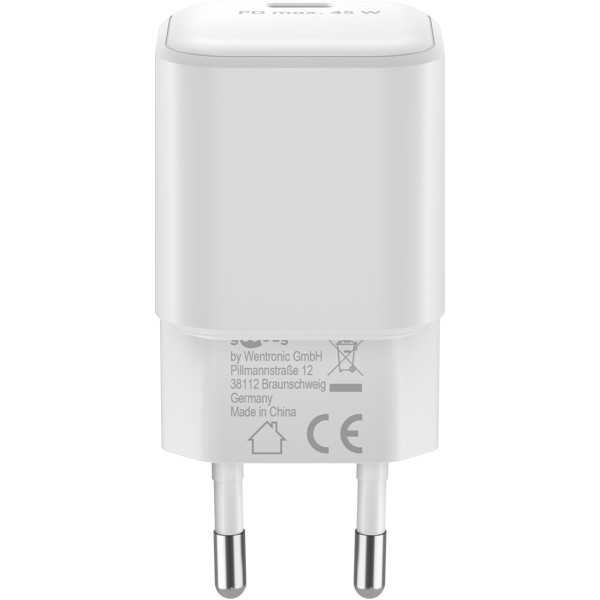 45 W USB-C PD GaN -pikalaturi Nano, valkoinen