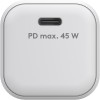 45 W USB-C PD GaN -pikalaturi Nano, valkoinen