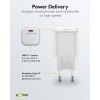 45 W USB-C PD GaN -pikalaturi Nano, valkoinen