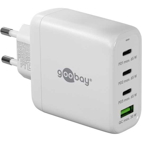 68 W USB-C PD GaN -moniporttipikalaturi, valkoinen