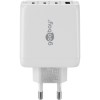 68 W USB-C PD GaN -moniporttipikalaturi, valkoinen