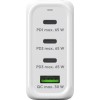 68 W USB-C PD GaN -moniporttipikalaturi, valkoinen