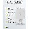 68 W USB-C PD GaN -moniporttipikalaturi, valkoinen