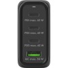 68 W USB-C PD GaN -moniporttipikalaturi, musta