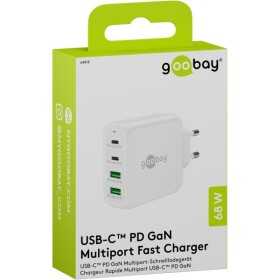 68 W USB-C PD GaN -moniporttipikalaturi, valkoinen