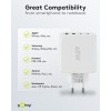 68 W USB-C PD GaN -moniporttipikalaturi, valkoinen