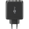 68 W USB-C PD GaN -moniporttipikalaturi, musta