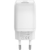 65 W USB-C PD GaN -moniporttipikalaturi Nano, valkoinen