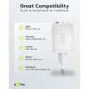 65 W USB-C PD GaN -moniporttipikalaturi Nano, valkoinen