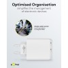 36 W USB-C PD -kaksoispikalaturi, valkoinen