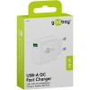 18 W USB-A QC -pikalaturi, valkoinen