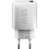 18 W USB-A QC -pikalaturi, valkoinen