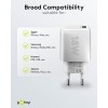 18 W USB-A QC -pikalaturi, valkoinen