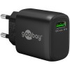 18 W USB-A QC -pikalaturi, musta