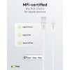 Lightning USB-lataus- ja synkronointikaapeli, 3 m, valkoinen