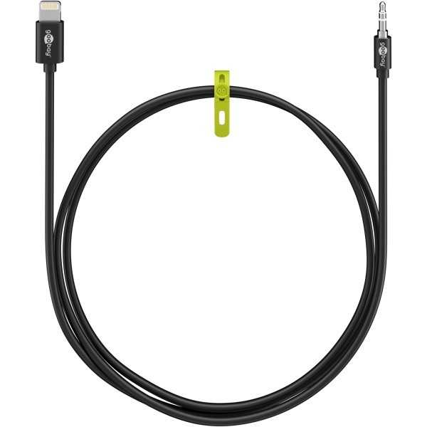 Apple Lightning-ääniliitäntäkaapeli (3,5 mm), 1 m, musta