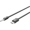 Apple Lightning-ääniliitäntäkaapeli (3,5 mm), 1 m, musta