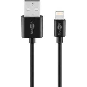 Lightning USB-lataus- ja synkronointikaapeli, 1 m, musta