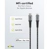 Lightning USB-C Textile Cable with Metal Plugs, 0.5 m