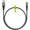 Lightning USB-A -tekstiilikaapeli metalliliittimillä, 2 m