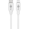 Lightning USB-C -lataus- ja synkronointikaapeli, 0,5 m, valkoinen