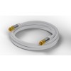 Satelliittiantennikaapeli (135 dB), 4x suojattu. (5m)