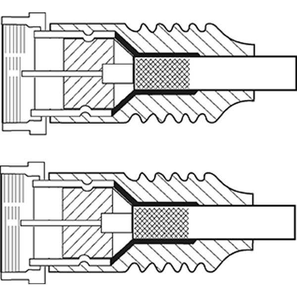 Satelliittiantennikaapeli (135 dB), 4x suojattu