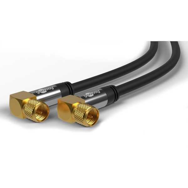 Satelliittiantennikaapeli (135 dB), 4x suojattu. (2m)