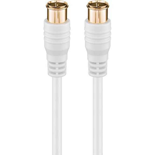 F-Quick SAT-antennikaapeli (80 dB), kaksoissuojattu. (1,5m)