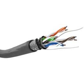 CAT 5e -verkkokaapeli, SF/UTP, harmaa. (305m)
