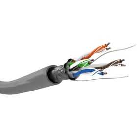 CAT 5e -verkkokaapeli, F/UTP, harmaa. (305m)