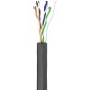 CAT 5e -verkkokaapeli, U/UTP, harmaa. (305m)