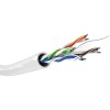 CAT 6 -verkkokaapeli, U/UTP, valkoinen. (100m)