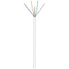 CAT 6 -verkkokaapeli, U/UTP, valkoinen. (100m)