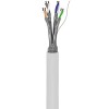 CAT 6 -verkkokaapeli, S/FTP (PiMF), valkoinen. (100m)
