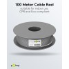 CAT 6 -verkkokaapeli, S/FTP (PiMF), harmaa. (100m)