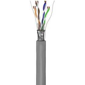 CAT 5e -verkkokaapeli, F/UTP, harmaa. (100m)