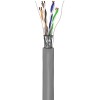 CAT 5e -verkkokaapeli, F/UTP, harmaa. (100m)