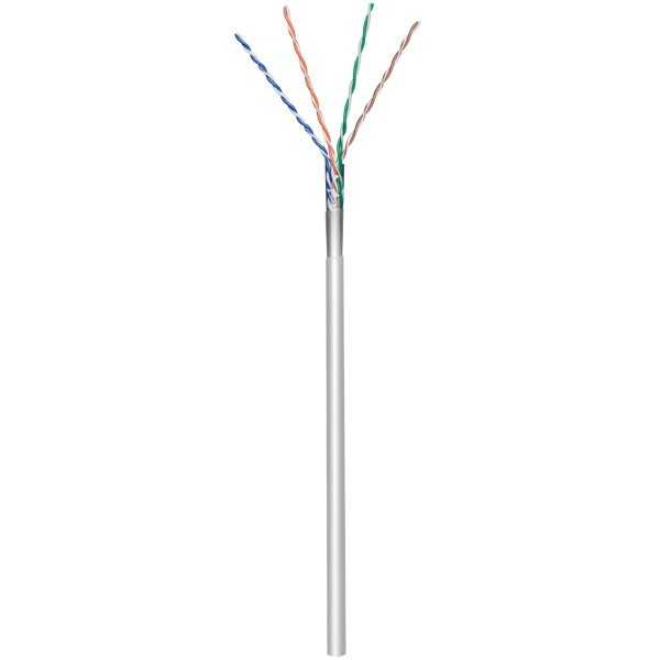CAT 5e -verkkokaapeli, F/UTP, harmaa. (100m)