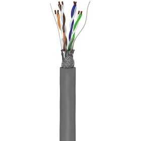 CAT 5e -verkkokaapeli, SF/UTP, harmaa. (100m)