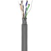 CAT 5e -verkkokaapeli, SF/UTP, harmaa. (100m)