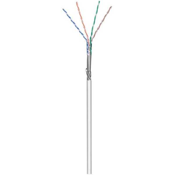 CAT 5e -verkkokaapeli, SF/UTP, harmaa. (100m)
